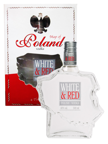 White & Red - Mapa Polski