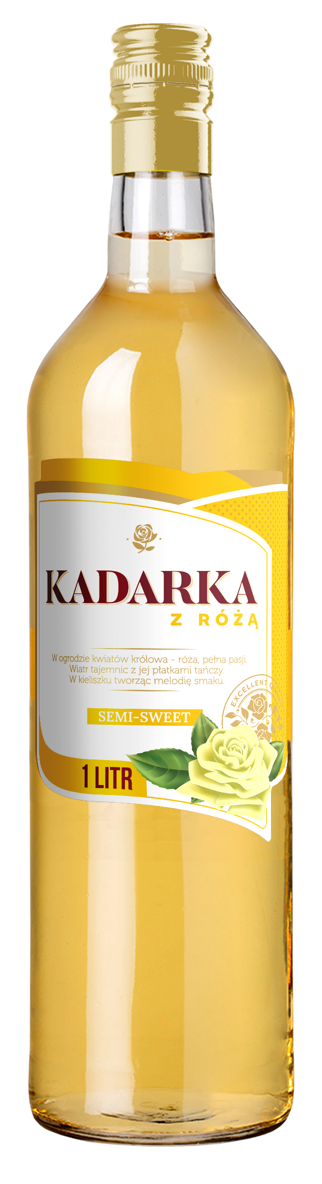 Kadarka z różą white 1,00 L