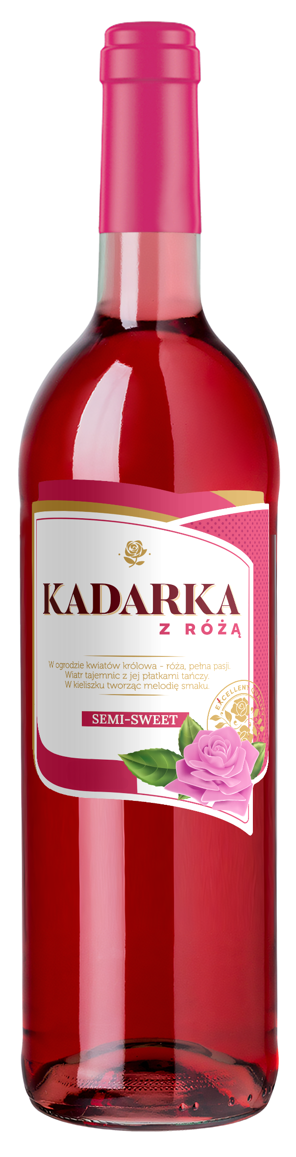 Kadarka z różą różowa 0,75 L