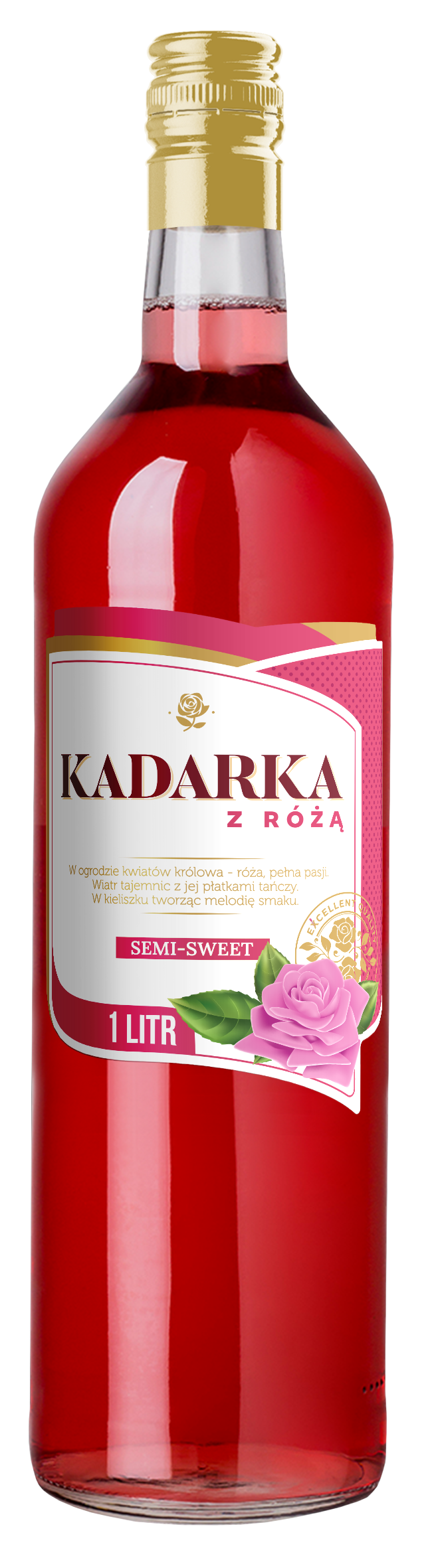 Kadarka z różą różowa 1,00 L