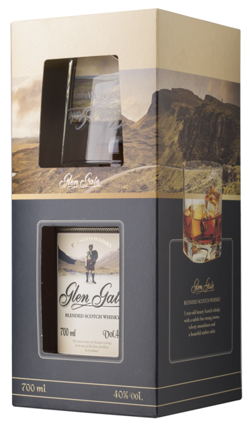 Glen Gate Scotch Whisky 0.7L + glass (set)
