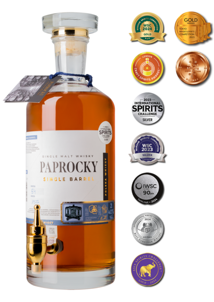 PAPROCKY Single Barrel Whisky 2L 40%