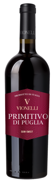 Vionelli Primitivo Di Puglia semi sweet 0,75L
